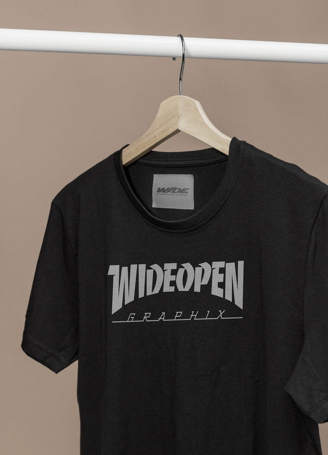 OG WIDE SVART - T-SHIRT