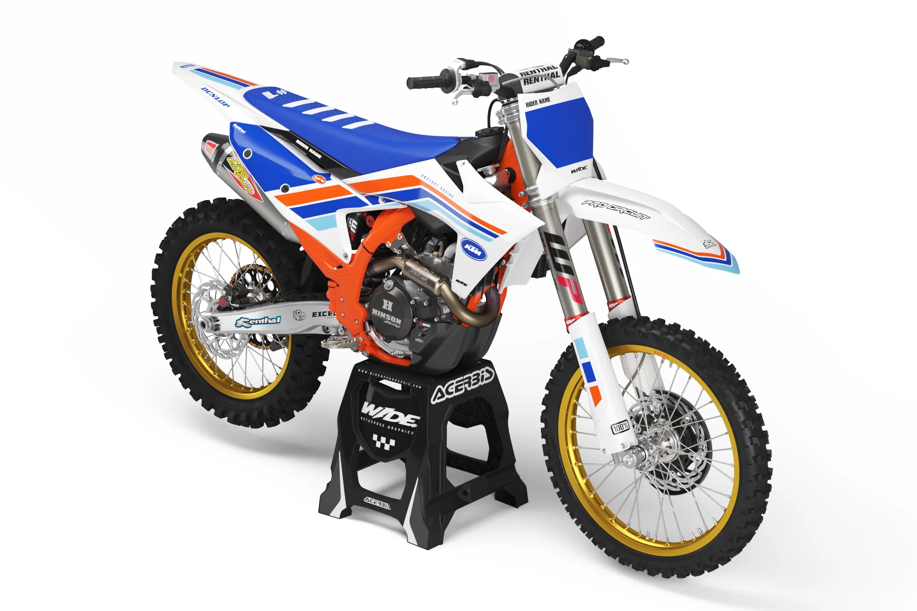 Ktm Factor Graphics Ktm Graphics Kit KTM Factory Graphics Kit 200/390 Duke 2017 2023 KTM