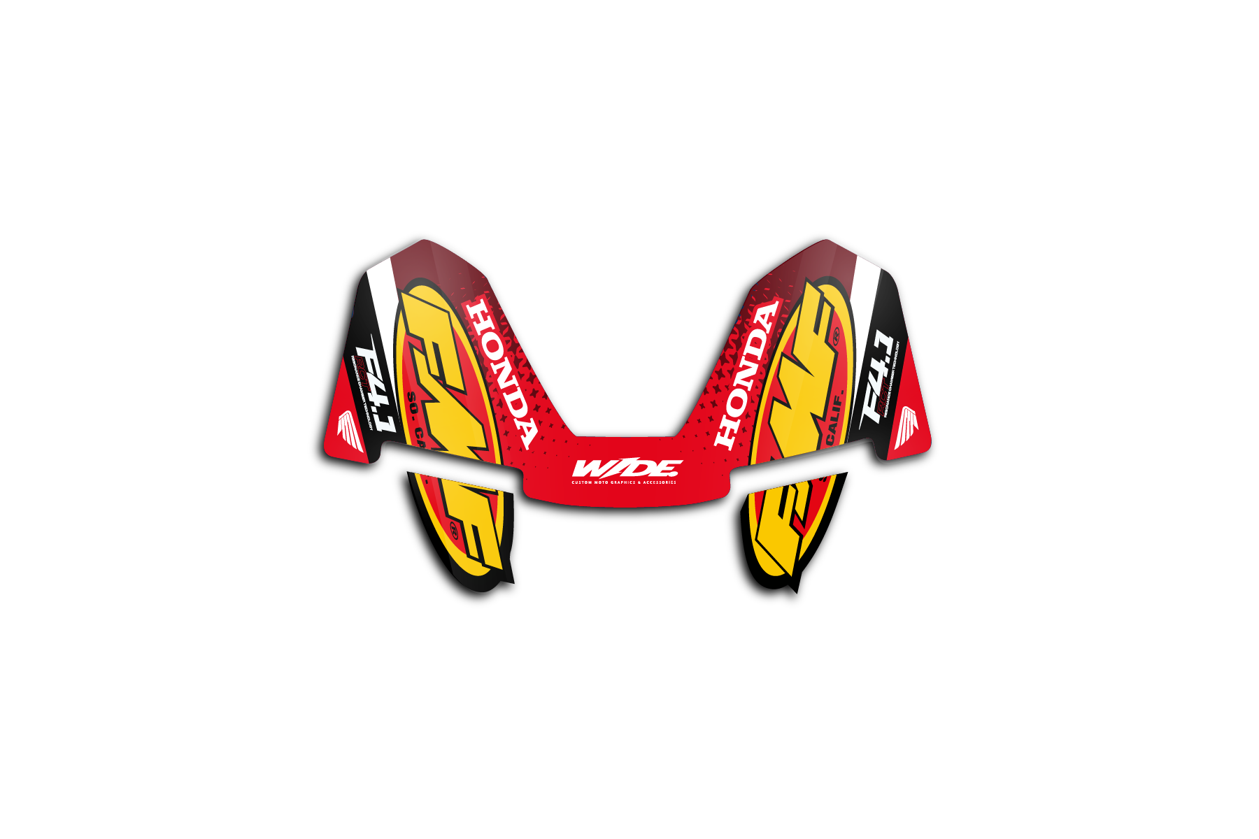 HONDA - 4.1 FMF EXHAUST STICKER – WIDEOPENGRAPHIX