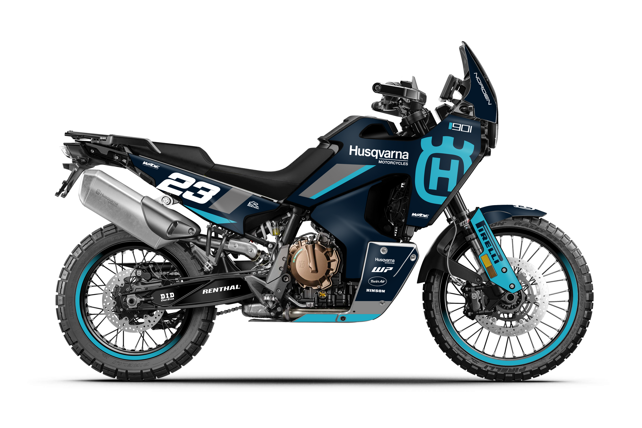 BLOQ HUSQVARNA NORDEN 901 (2022-) Motorcycle Tank Grips