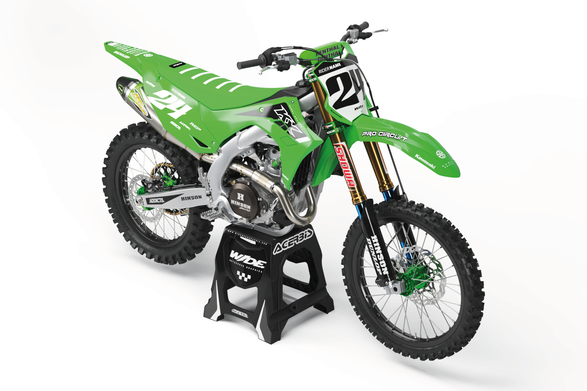 OMEGA GREEN - KAWASAKI FULL GRAPHICS KIT – WIDEOPENGRAPHIX