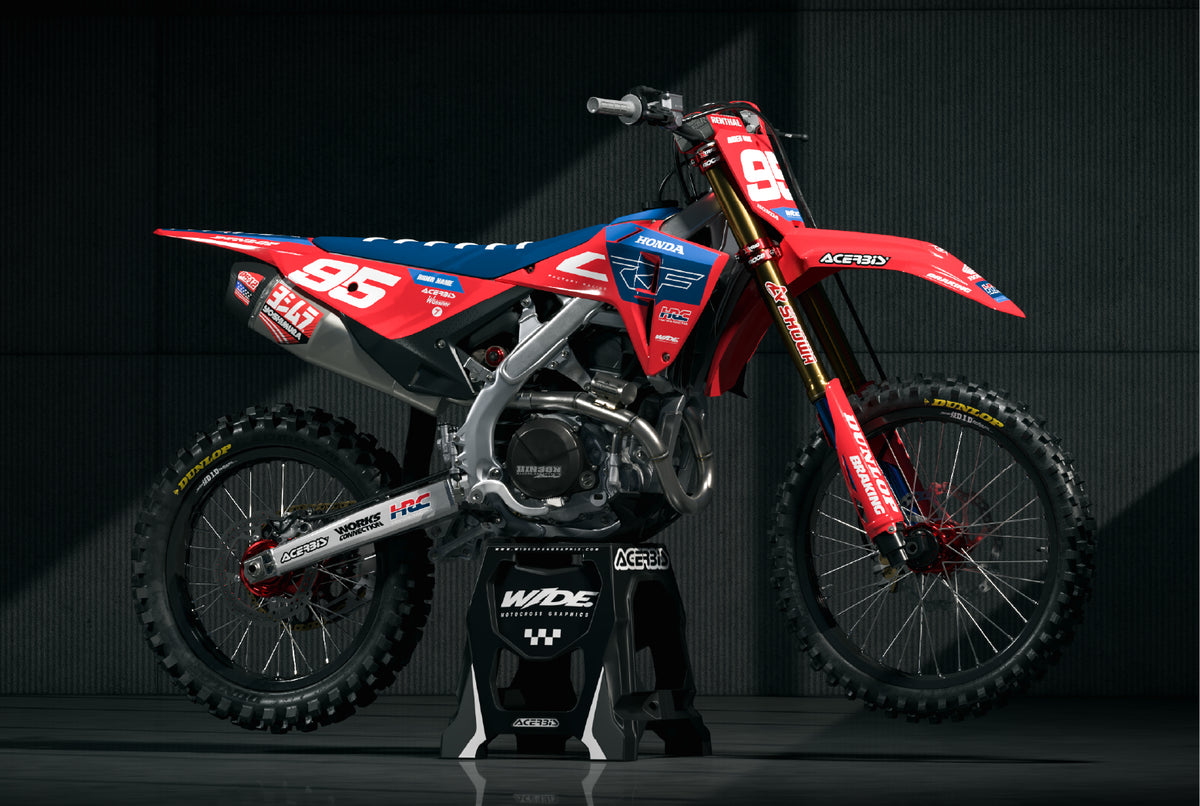SANTIAGO BLUE - HONDA FULL GRAPHICS KIT