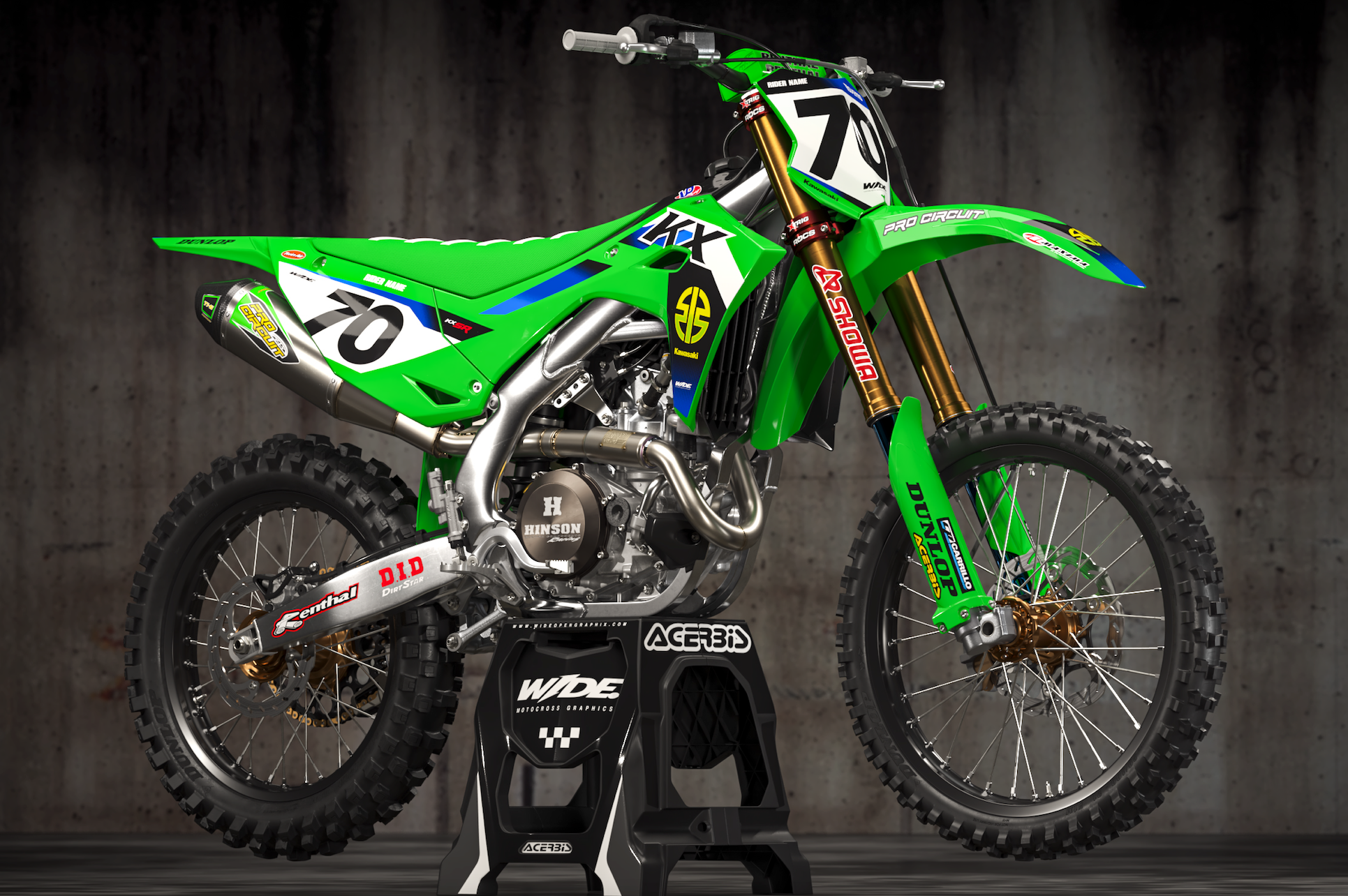 しょーページ FACTORY V3 - KAWASAKI FULL GRAPHICS KIT – WIDEOPENGRAPHIX