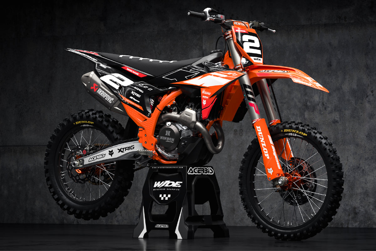 STATIC BLACK - KTM FULL GRAPHICS KIT