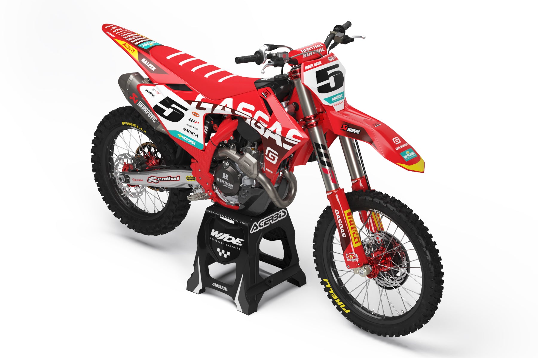 FACTORY V1 RED - GASGAS FULL GRAPHICS KIT – WIDEOPENGRAPHIX
