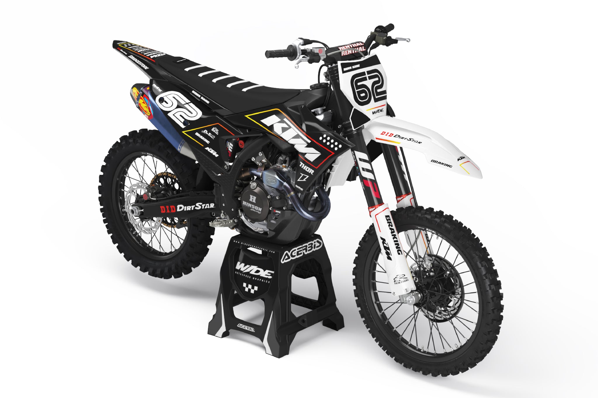 PRIZM ORANGE - KTM FULL GRAPHICS KIT – WIDEOPENGRAPHIX