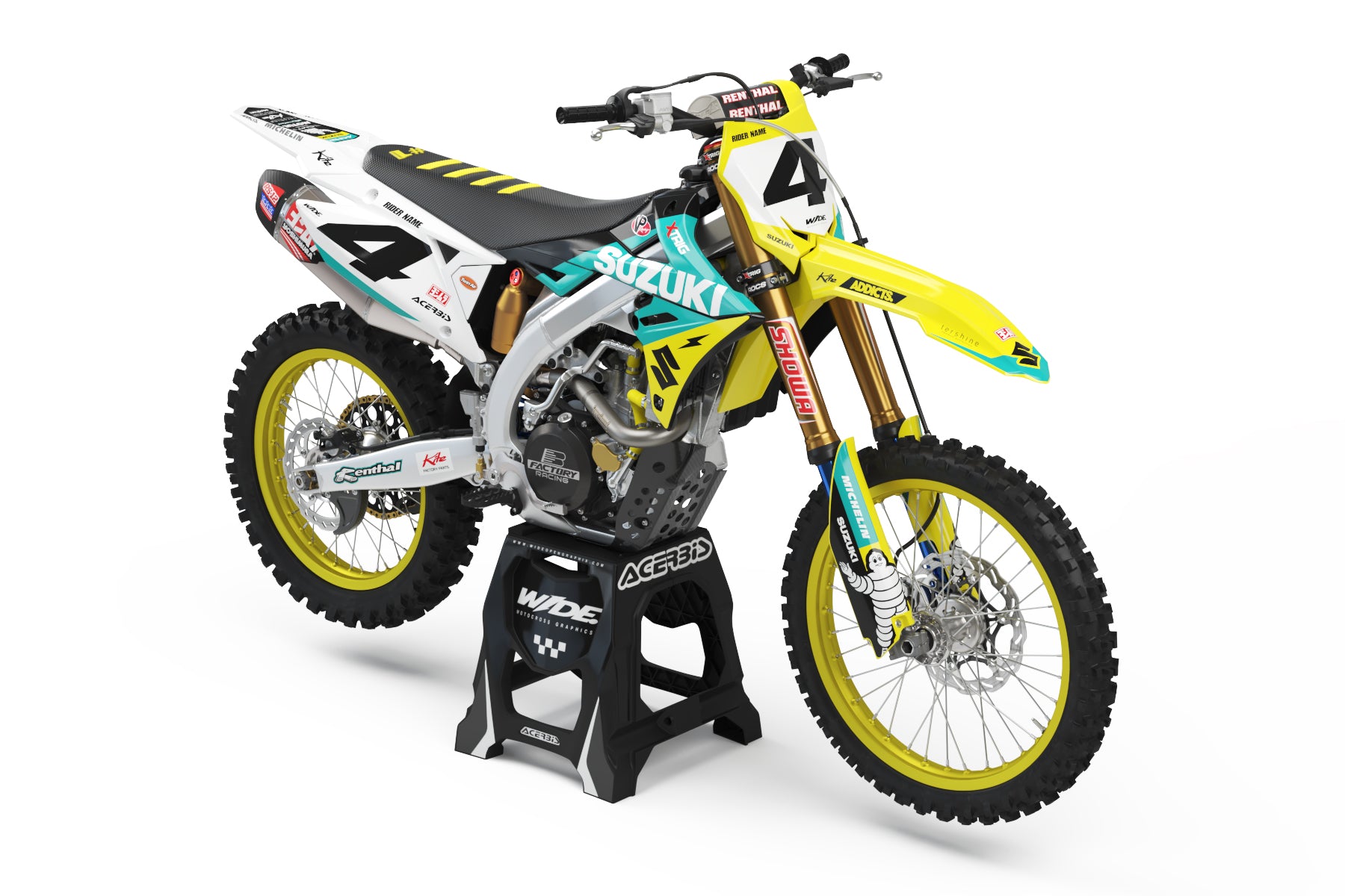 LAUNCH TEAL - SUZUKI FULL GRAPHICS KIT – WIDEOPENGRAPHIX