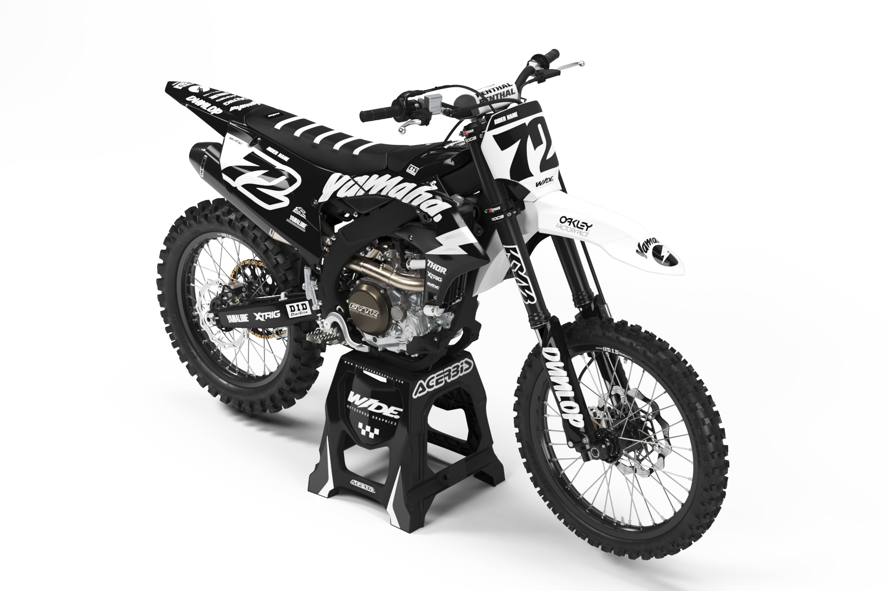 CHALK - YAMAHA FULL GRAPHICS KIT – WIDEOPENGRAPHIX