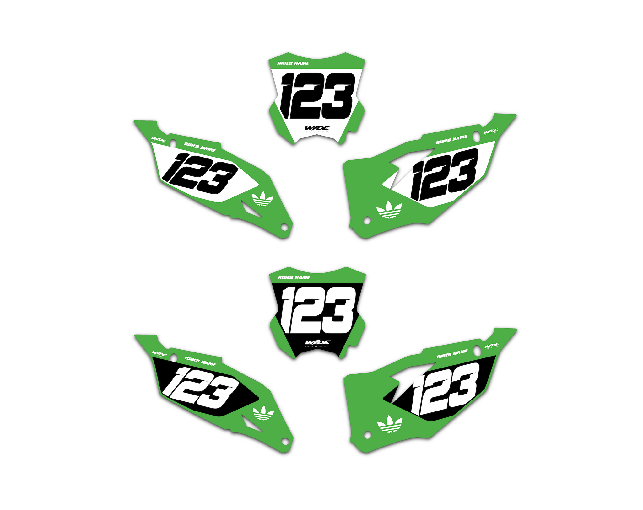 KAWASAKI NUMBERPLATES – WIDEOPENGRAPHIX