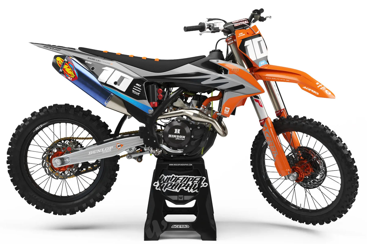 SIGNATURE GRAY/BLUE - KTM FULL GRAPHICS KIT – WIDEOPENGRAPHIX