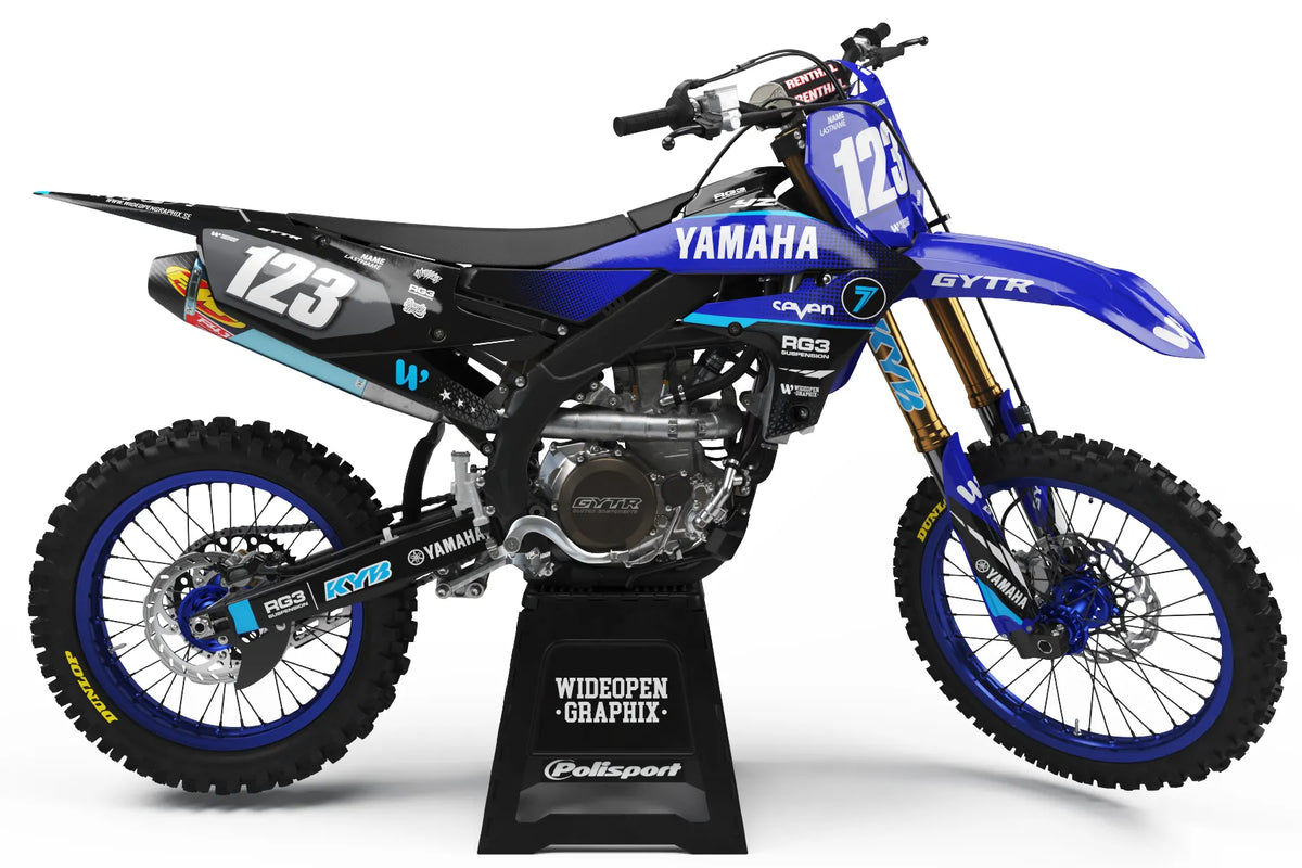 WAZE BLUE - YAMAHA FULL GRAPHICS KIT – WIDEOPENGRAPHIX